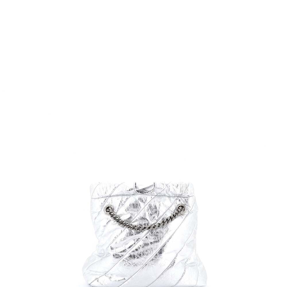 Balenciaga Crush Chain Tote Quilted #243678B11B - Picture 3 of 6